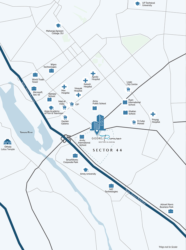 Godrej Riverine Location Map